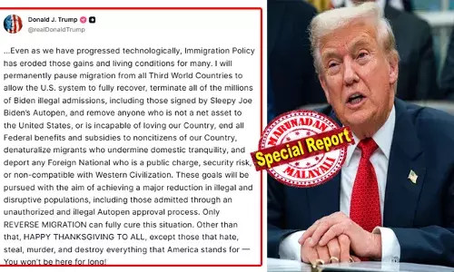 യുഎസിലേക്കുള്ള കുടിയേറ്റ മോഹികള്‍ക്ക് ട്രംപിന്റെ ഷോക്ക്! മൂന്നാം ലോക രാജ്യങ്ങളില്‍ നിന്നുള്ള കുടിയേറ്റം സ്ഥിരമായി നിര്‍ത്തലാക്കും; ജോ ബൈഡന്‍ നല്‍കിയ ഗ്രീന്‍ കാര്‍ഡുകള്‍ കൂട്ടത്തോടെ റദ്ദാക്കും; പാശ്ചാത്യ സംസ്‌കാരവുമായി പൊരുത്തപ്പെടാത്തവരെ നാടുകടത്തും; വൈറ്റ് ഹൗസിന് സമീപം അഫ്ഗാന്‍ അഭയാര്‍ത്ഥി വെടിയുതിര്‍ത്ത സംഭവത്തെ തുടര്‍ന്ന് അമേരിക്കന്‍ പ്രസിഡന്റിന്റെ കടുത്ത പ്രഖ്യാപനം