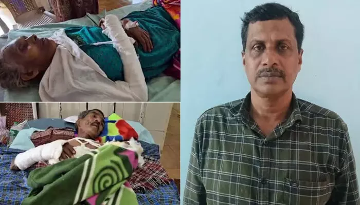 പറമ്പില്‍ കോഴി കയറിയതിന് വൃദ്ധദമ്പതികളെ ഇരുമ്പ് ദണ്ഡിന് ആക്രമിച്ചു; കൈകള്‍ തല്ലിയൊടിച്ചു: ഒളിവില്‍ പോയ അയല്‍വാസി അറസ്റ്റില്‍
