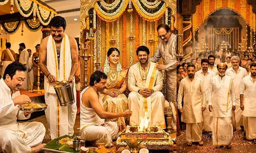 കൊറിയൻ മോഹൻലാലിന് ഭക്ഷണം വിളമ്പി ബാലയ്യ; ആടിപ്പാടി തെന്നിന്ത്യൻ സൂപ്പർ താരങ്ങൾ; പ്രഭാസ്- അനുഷ്ക എഐ വിവാഹ വിഡിയോ പങ്കുവെച്ച് ആർജിവി