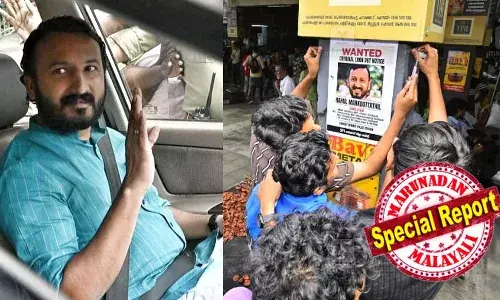 ഒളിവിലുള്ള രാഹുല്‍ മാങ്കൂട്ടത്തില്‍ തിരുവനന്തപുരത്തെത്തി; ഇന്നലെ അഭിഭാഷകന്റെ ഓഫീസിലെത്തി വക്കാലത്ത് ഒപ്പിട്ടു; മുന്‍കൂര്‍ജാമ്യ ഹര്‍ജി ബുധനാഴ്ചയിലേക്ക് മാറ്റിയതോടെ അറസ്റ്റു ഭീഷണിയില്‍ പാലക്കാട് എംഎല്‍എ;  രാഹുല്‍ മാങ്കൂട്ടത്തിലിനെതിരെ വാണ്ടഡ് പോസ്റ്ററുമായി എസ്എഫ്‌ഐ പാലക്കാട് നഗരത്തില്‍; തദ്ദേശ പ്രചരണം രാഹുലിന്റെ പെണ്ണ് കേസില്‍ മുങ്ങുമ്പോള്‍