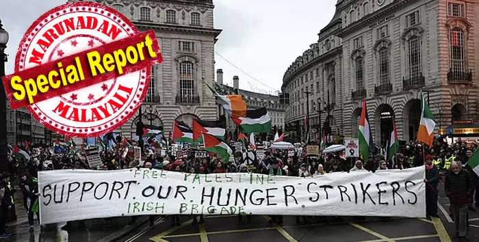 നിങ്ങളുടെ കൈകളില്‍ ചോരയാണ് സ്റ്റര്‍മാര്‍; ഗസ്സയെ പട്ടിണിക്കിടുന്നത് നിര്‍ത്തൂ; ഫലസ്തീന് മരണമില്ല; ഭീകര രാഷ്ട്രമായ ഇസ്രായേല്‍ തുലയട്ടെ; ലണ്ടനില്‍ ഇസ്രയേലിനെ ശപിച്ചും ഫലസ്തീനെ സ്തുതിച്ചും മുദ്രാവാക്യം മുഴക്കി റാലി നടത്തിയത് ആയിരങ്ങള്‍