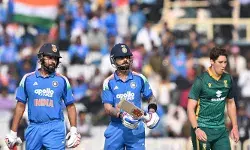 52-ാം സെഞ്ചുറിയുമായി കോഹ്ലി; രോഹിത് ശർമ്മയ്ക്കും കെ.എൽ. രാഹുലിനും ഫിഫ്റ്റി; അവസാന ഓവറുകളിൽ കസറി ജഡേജ; റാഞ്ചി ഏകദിനത്തിൽ ദക്ഷിണാഫ്രിക്കയ്ക്ക് 350 റൺസ് വിജയലക്ഷ്യം