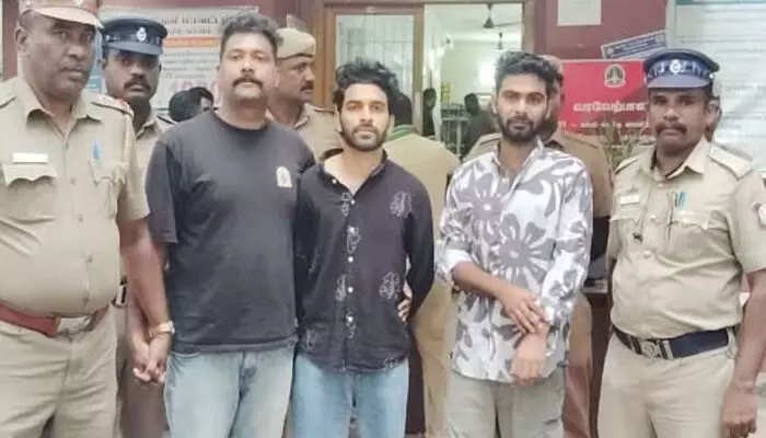 ആന്ധ്രയില്‍ നിന്ന് കേരളത്തിലേക്ക് കഞ്ചാവ് കടത്താന്‍ ശ്രമം; 57 കിലോ കഞ്ചാവുമായി കമ്പത്ത് നിന്നും മൂന്ന് യുവാക്കള്‍ അറസ്റ്റില്‍: പിടിയിലായത് ഇടുക്കി സ്വദേശികള്‍