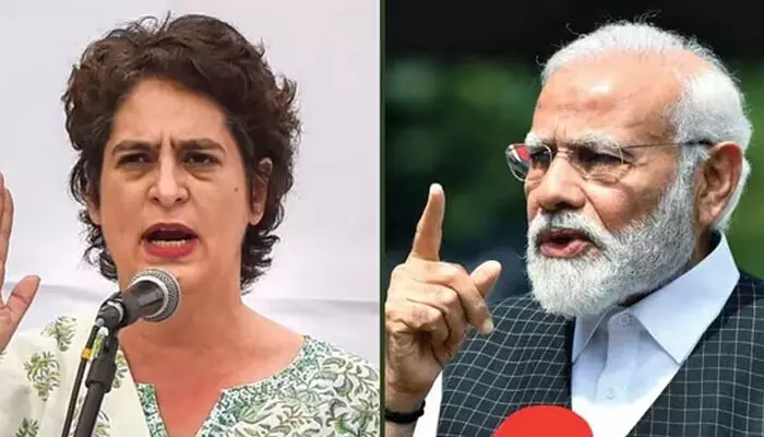 എസ്.ഐ.ആര്‍., വായു മലിനീകരണം എന്നിവയെല്ലാം വലിയ പ്രശ്നങ്ങളാണ്; യഥാര്‍ഥത്തില്‍ ചര്‍ച്ചകള്‍ അനുവദിക്കാത്തതാണ് നാടകം; ജനാധിപത്യപരമായ സംവാദങ്ങള്‍ നടത്താന്‍ അനുവദിക്കാത്തതാണ് യഥാര്‍ത്ഥ നാടകം: മോദിക്ക് മറുപടിയുമായി പ്രിയങ്ക ഗാന്ധി