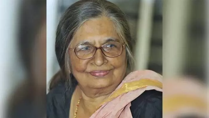 എഴുത്തുകാരിയും യും അധ്യാപികയുമായിരുന്ന ബി സരസ്വതിയമ്മ അന്തരിച്ചു; വിട പറയുന്നത്  പ്രശസ്ത സാഹിത്യകാരന്‍ കാരൂര്‍ നീലകണ്ഠപ്പിള്ളയുടെ മകള്‍
