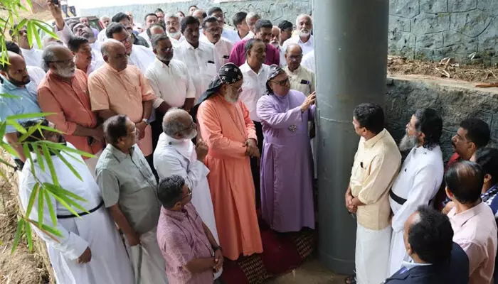 131ാമത് മാരാമണ്‍ കണ്‍വന്‍ഷന്‍: താത്കാലിക പാലം നിര്‍മാണം ആരംഭിച്ചു; ഡോ.തിയഡോഷ്യസ് മാര്‍ത്തോമ്മാ മെത്രാപ്പോലീത്ത ഉദ്ഘാടനം ചെയ്തു