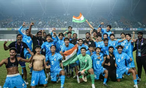 ഏഷ്യൻ കരുത്തരായ ഇറാനെതിരെ അട്ടിമറി ജയം; ഇന്ത്യൻ കൗമാരപ്പട അണ്ടർ 17 ഏഷ്യാ കപ്പിലേക്ക്; യോഗ്യത നേടിയത് ഗ്രൂപ്പ് ചാമ്പ്യന്മാരായി