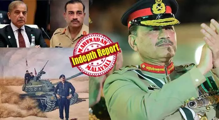 ഇതാ രണ്ടാം സിയാവുല്‍ഹഖ് ജനിക്കുന്നു! വീണ്ടും പുഞ്ചിരിക്കുന്ന വില്ലന്റെ അരങ്ങേറ്റം; ആണവ കടിഞ്ഞാണും ആര്‍മിയും പൂര്‍ണ്ണമായും അസിം മുനീറിന്റെ കൈകളില്‍; സൈനിക മേധാവിയെ പേടിച്ച് നാടുവിടുന്ന പ്രധാനമന്ത്രി; പാക്കിസ്ഥാനില്‍ നടക്കുന്നത് നിശബ്ദ പട്ടാള അട്ടിമറിയോ?