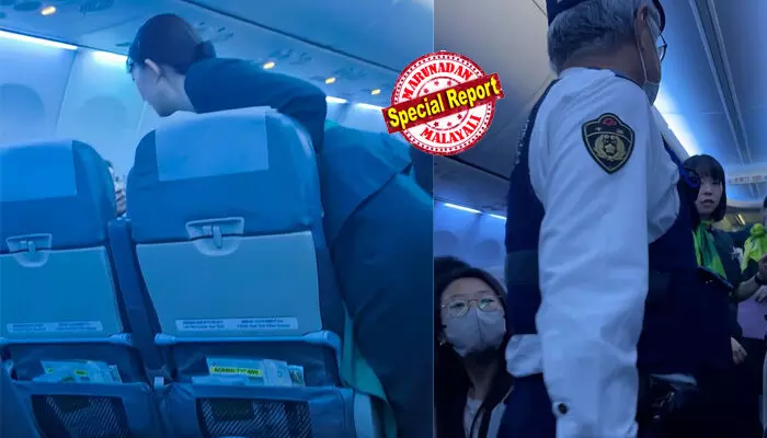 കാമുകിക്കൊപ്പം ഇരിക്കാന്‍ സീറ്റ് തര്‍ക്കം; ഒരു കാരണവശാലും മാറി കൊടുക്കില്ലെന്ന് മറ്റേ യാത്രക്കാരന്‍; രണ്ടുമണിക്കൂറോളം തര്‍ക്കം; അനുസരിക്കാത്ത യാത്രക്കാരനെ പോലീസ് പൊക്കി; ഷാങ്ഹായില്‍ ഇറങ്ങേണ്ട വിമാനം നാല് മണിക്കൂര്‍ പറന്ന് തിരിച്ചെത്തി; മടക്കം 30 മിനിറ്റ് ദൂരം ബാക്കിയുള്ളപ്പോള്‍