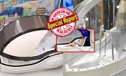 മുന്നിലൊരു അസാധാരണ മെഷീൻ കണ്ട ആളുകൾക്ക് കൗതുകം; അകത്ത് കയറി കിടന്ന് മൂടി അടച്ചാൽ ശാന്തമായ ലോകത്തേക്ക് എത്തിക്കും; വെറും 15 മിനിറ്റിനുള്ളിൽ ശരീരത്തിൽ സംഭവിക്കുന്നത്; ഈ അപൂർവ ഉപകരണത്തിന്റെ പിന്നിലെ രഹസ്യമെന്ത്?