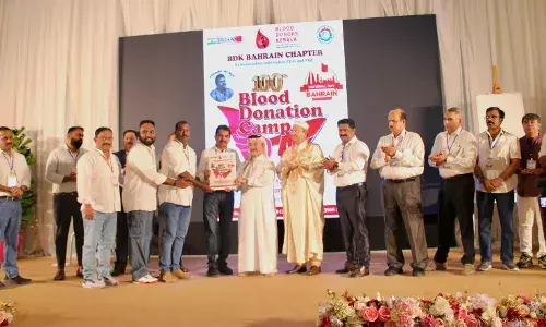 ബിഡികെ 100 മത് രക്തദാന ക്യാമ്പ് - പോസ്റ്റര്‍ പ്രകാശനം ചെയ്തു