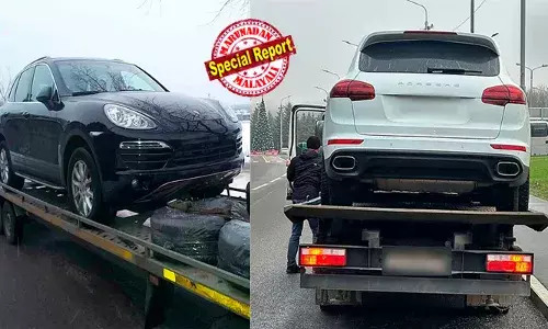 റഷ്യയില്‍ പോര്‍ഷെ ഉടമകള്‍ക്ക് കൂട്ട പണി: ലക്ഷ്വറി കാറുകള്‍ വഴിയില്‍ നിശ്ചലം; 300-ല്‍ അധികം വാഹനങ്ങള്‍ക്ക് പൂട്ടുവീണു; പൂട്ടിക്കെട്ടിയത് സാറ്റലൈറ്റ് ഇടപെടല്‍ വഴിയെന്ന് ഭയം; പാശ്ചാത്യ രാജ്യങ്ങളുടെ സൈബര്‍ യുദ്ധമോ?