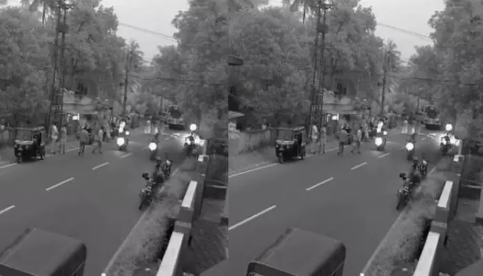 നടന്നുപോയ ഒരാളുടെ കയ്യിൽ തട്ടി ബൈക്കിൽ നിന്ന് തെറിച്ചുവീണു; എതിരെ വന്ന കെഎസ്ആര്ടിസി ബസ് ശരീരത്തിലൂടെ കയറിയിറങ്ങി യുവാവിന് ദാരുണാന്ത്യം; സംഭവം കാട്ടാക്കടയിൽ നടന്നുപോയ ഒരാളുടെ കയ്യിൽ തട്ടി ബൈക്കിൽ നിന്ന് തെറിച്ചുവീണു; എതിരെ വന്ന കെഎസ്ആര്ടിസി ബസ് ശരീരത്തിലൂടെ കയറിയിറങ്ങി യുവാവിന് ദാരുണാന്ത്യം; സംഭവം കാട്ടാക്കടയിൽ