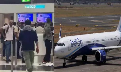 പുലര്‍ച്ചെ പുറപ്പെടേണ്ടിയിരുന്ന ഇൻഡിഗോ വിമാനം അനാഥമായി ടാക്സിവേയിൽ തന്നെ തുടരുന്നു; ആകെ മുഷിഞ്ഞ് വലഞ്ഞ് യാത്രക്കാർ; വൈകിയതിന് പിന്നിലെ കാരണം പറഞ്ഞ് അധികൃതർ