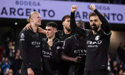 പ്രീമിയർ ലീഗിലെ വേഗതയേറിയ 100 ഗോൾ; റെക്കോർഡ് നേട്ടവുമായി എർലിങ് ഹാളണ്ട്; ആവേശപ്പോരിൽ ഫുൾഹാമിനെ 5-4ന് പരാജയപ്പെടുത്തി മാഞ്ചസ്റ്റർ സിറ്റി