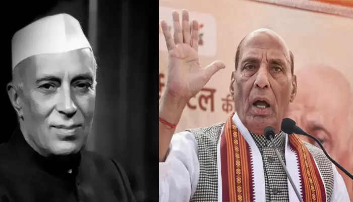 അത്..നുണ നുണ..! ബാബരി മസ്ജിദ് നിർമിക്കാൻ നെഹ്റുവിന് ആഗ്രഹമുണ്ടായിരുന്നുവെന്ന് പറഞ്ഞ കേന്ദ്ര പ്രതിരോധമന്ത്രി; ഇങ്ങനെ കള്ളം പറയല്ലേയെന്ന് കോൺഗ്രസ്; പൊട്ടി പുറപ്പെട്ട് പുതിയ രാഷ്ട്രീയ വിവാദം