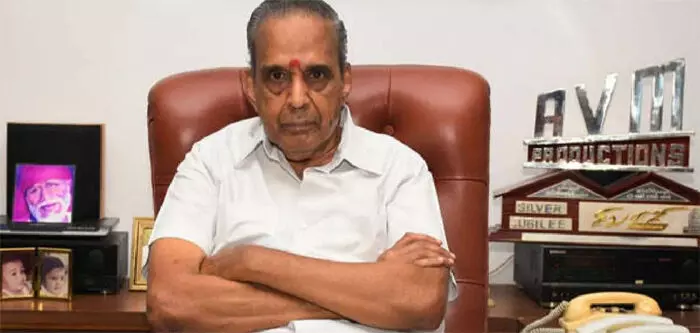 നിര്മാതാവ് എവിഎം ശരവണന് അന്തരിച്ചു; ശിവാജി, വേട്ടൈക്കാരന്, അയന് തുടങ്ങി നിരവധി ഹിറ്റ് സിനിമകളുടെ നിര്മാതാവ് നിര്മാതാവ് എവിഎം ശരവണന് അന്തരിച്ചു; ശിവാജി, വേട്ടൈക്കാരന്, അയന് തുടങ്ങി നിരവധി ഹിറ്റ് സിനിമകളുടെ നിര്മാതാവ്