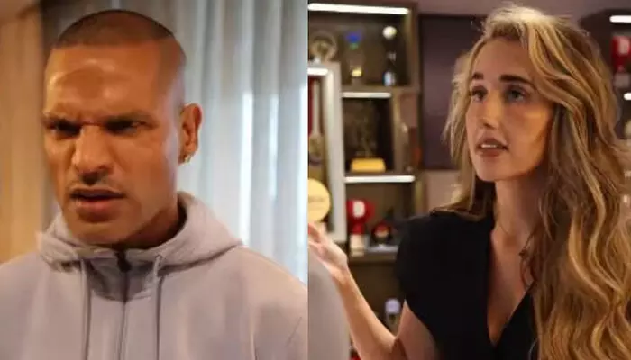 ഗബ്ബര്: എന്താ അവളുടെ പേര്; ഹിറ്റ്മാന്: പേര് ഓര്മ ഇല്ല, ആദ്യത്തെ അക്ഷരം സോ, രണ്ടാമത്തെ അക്ഷരം ഫി; എത്ര അക്ഷരം ഉണ്ട്? രണ്ട് അക്ഷരം; സോഫി ന്ന് ആണോ; ആ സോഫി സോഫി; പങ്കാളിയുമൊത്തുള്ള പാണ്ടി ദുരൈ ശിഖര് ധവാന്റെ പാണ്ടിപ്പട റീല് ഏറ്റെടുത്ത് ആരാധകര് ഗബ്ബര്: എന്താ അവളുടെ പേര്; ഹിറ്റ്മാന്: പേര് ഓര്മ ഇല്ല, ആദ്യത്തെ അക്ഷരം സോ, രണ്ടാമത്തെ അക്ഷരം ഫി; എത്ര അക്ഷരം ഉണ്ട്? രണ്ട് അക്ഷരം; സോഫി ന്ന് ആണോ; ആ സോഫി സോഫി; പങ്കാളിയുമൊത്തുള്ള പാണ്ടി ദുരൈ ശിഖര് ധവാന്റെ പാണ്ടിപ്പട റീല് ഏറ്റെടുത്ത് ആരാധകര്