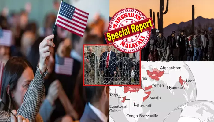 വെടിവെയ്പ്പ് കേസിൽ ഒരു അഫ്ഗാൻ പൗരനെ തൂക്കിയതും വീണ്ടും കലിപ്പിലായ ട്രംപ്; ഇനി ഒരു അറിയിപ്പ് ഉണ്ടാകുന്നത് വരെ പൗരത്വ ചടങ്ങുകൾ, ഇമിഗ്രേഷൻ സർവീസുകൾ എല്ലാം നിർത്തിവെയ്ക്കാൻ ഉത്തരവ്; അപ്രതീക്ഷിത നടപടിയിൽ ആയിരക്കണക്കിന് കുടിയേറ്റക്കാർ ആശങ്കയിൽ