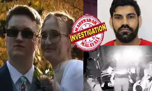 ഒരുമിച്ചുള്ള ജീവിതം തുടങ്ങിയ നാളുകൾ; രാത്രി സ്ട്രീറ്റ് ലൈറ്റുകൾ പോലും ഇല്ലാത്ത റോഡിലൂടെ അവർ പോയത് അവസാനമായി; കല്യാണം കഴിഞ്ഞ് പതിനാറാമത്തെ ദിവസം തേടിയെത്തിയ ആ ദുരന്തം; ട്രക്കിടിച്ചു കയറി നവദമ്പതികളുടെ ദാരുണ മരണം; ഇന്ത്യക്കാരനെ അറസ്റ്റ് ചെയ്ത് പോലീസ്; ഡ്രൈവർ എങ്ങനെ അമേരിക്കയിലേക്ക് കടന്നു എന്നത് ദുരൂഹം