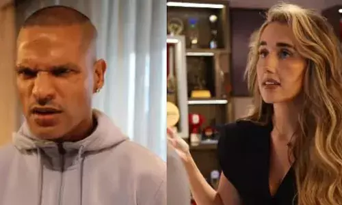 ഗബ്ബര്‍: എന്താ അവളുടെ പേര്;  ഹിറ്റ്മാന്‍: പേര് ഓര്‍മ ഇല്ല,  ആദ്യത്തെ അക്ഷരം സോ, രണ്ടാമത്തെ അക്ഷരം ഫി; എത്ര അക്ഷരം ഉണ്ട്?  രണ്ട് അക്ഷരം; സോഫി ന്ന് ആണോ; ആ സോഫി സോഫി;  പങ്കാളിയുമൊത്തുള്ള പാണ്ടി ദുരൈ ശിഖര്‍ ധവാന്റെ പാണ്ടിപ്പട റീല്‍ ഏറ്റെടുത്ത് ആരാധകര്‍