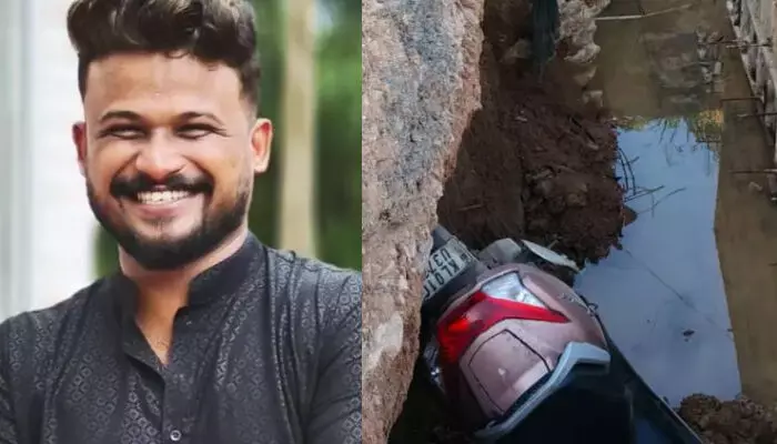 ആക്ടിവ കുത്തനെ കിടക്കുന്നതിൽ തോന്നിയ സംശയം; അതുവഴി കടന്നുപോയ യാത്രക്കാരുടെ പരിശോധനയിൽ ദാരുണ കാഴ്ച; വഴയിലയിൽ കലുങ്ക് നിർമാണത്തിനെടുത്ത കുഴിയിലേക്ക് വീണ് യുവാവിന് ദാരുണാന്ത്യം; മരിച്ചത് ഏണിക്കര സ്വദേശി ആകാശ്