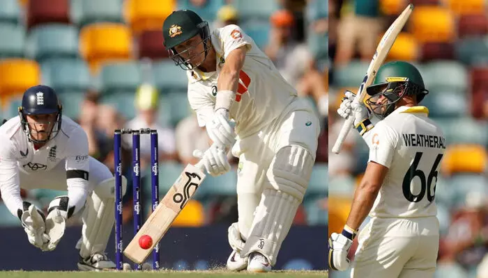 ഇംഗ്ലണ്ടിന് ഓസിസിന്റെ ബാസ്‌ബോള്‍ മറുപടി;  ആഷസ് പരമ്പരയിലെ ബ്രിസ്‌ബേന്‍ ടെസ്റ്റില്‍ രണ്ടാം ദിനം ഒന്നാം ഇന്നിംഗ്‌സ് ലീഡ് എടുത്ത് ആതിഥേയര്‍;  73 ഓവറില്‍ 5.18 ശരാശരിയില്‍ അടിച്ചുകൂട്ടിയത് 378 റണ്‍സ്