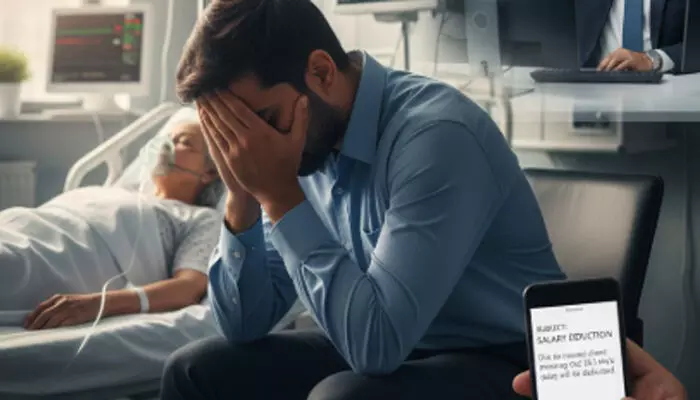 മുത്തശ്ശിയെ ഐസിയുവിൽ കയറ്റിയെന്ന് ഫോൺ കോൾ; ജോലിക്കിടെ ആശുപത്രിയിലെത്തിയ ജീവനക്കാരന് മുട്ടൻ പണി; വൈറലായി പോസ്റ്റ്