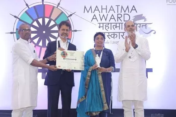 സി എസ് ആര്‍ പ്രതിബദ്ധതയ്ക്കുള്ള മഹാത്മാ പുരസ്‌ക്കാരം തുടര്‍ച്ചയായ നാലാം വര്‍ഷവും യു എസ് ടി ക്ക്