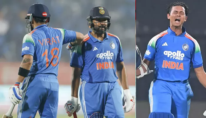 ഏകദിന കരിയറിലെ കന്നി സെഞ്ചുറിയുമായി ജയ്‌സ്വാള്‍;  മിന്നുന്ന അര്‍ധസെഞ്ചുറികളുമായി രോഹിത്തും കോലിയും; ഇരുവര്‍ക്കുമൊപ്പം സെഞ്ചുറി കൂട്ടുകെട്ടും; മൂന്നാം ഏകദിനത്തില്‍ ദക്ഷിണാഫ്രിക്കയെ ഒന്‍പത് വിക്കറ്റിന് കീഴടക്കി;  ഇന്ത്യക്ക് ആധികാരിക ജയം, പരമ്പര