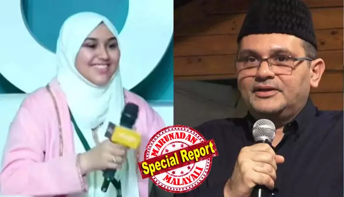 ഇതുകൊണ്ടല്ലേ കോയാ ഞമ്മള് പറേന്നത് പെണ്കുട്ടികള്ക്ക് വിദ്യാഭ്യാസം നല്കരുതെന്ന്; വിദ്യാഭ്യാസം നേടിയാല് ഇതുപോലെ ആലോചനപരമല്ലാത്ത കാര്യങ്ങള് വിളിച്ചു പറഞ്ഞു കളയും; സ്ത്രീകളുടെ പള്ളിപ്രവേശനവുമായി ബന്ധപ്പെട്ട ചോദ്യത്തിന് മകള് നല്കിയ മറുപടി തിരുത്തിയതില് വിമര്ശനം; പാണക്കാട് മുനവ്വറലി തങ്ങളുടെ ഫേസ്ബുക്ക് കുറിപ്പ് ചര്ച്ചയാകുന്നു ഇതുകൊണ്ടല്ലേ കോയാ ഞമ്മള് പറേന്നത് പെണ്കുട്ടികള്ക്ക് വിദ്യാഭ്യാസം നല്കരുതെന്ന്; വിദ്യാഭ്യാസം നേടിയാല് ഇതുപോലെ ആലോചനപരമല്ലാത്ത കാര്യങ്ങള് വിളിച്ചു പറഞ്ഞു കളയും; സ്ത്രീകളുടെ പള്ളിപ്രവേശനവുമായി ബന്ധപ്പെട്ട ചോദ്യത്തിന് മകള് നല്കിയ മറുപടി തിരുത്തിയതില് വിമര്ശനം; പാണക്കാട് മുനവ്വറലി തങ്ങളുടെ ഫേസ്ബുക്ക് കുറിപ്പ് ചര്ച്ചയാകുന്നു