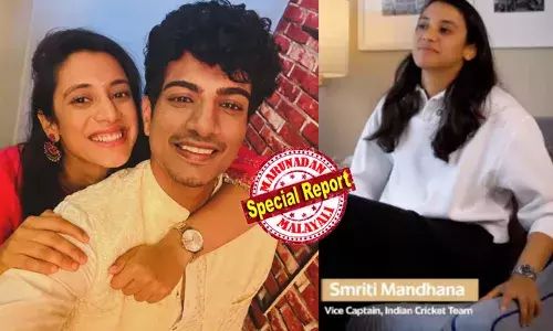 കോള്ഗേറ്റിന്റെ പ്രമോഷനല് വിഡിയോ പുറത്തുവന്നപ്പോള് ആ മോതിരം കാണാനില്ല; പലാഷ് മുച്ഛല് ഇട്ടുകൊടുത്ത മോതിരം സ്മൃതി ഊരി മാറ്റിയതോ? അഭ്യൂഹങ്ങള് ശരിവയ്ക്കുന്നതെന്ന് ആരാധകര്; വിവാഹ തീയതി ഇതുവരെ പ്രഖ്യാപിക്കാത്തതും ചര്ച്ചയില് കോള്ഗേറ്റിന്റെ പ്രമോഷനല് വിഡിയോ പുറത്തുവന്നപ്പോള് ആ മോതിരം കാണാനില്ല; പലാഷ് മുച്ഛല് ഇട്ടുകൊടുത്ത മോതിരം സ്മൃതി ഊരി മാറ്റിയതോ? അഭ്യൂഹങ്ങള് ശരിവയ്ക്കുന്നതെന്ന് ആരാധകര്; വിവാഹ തീയതി ഇതുവരെ പ്രഖ്യാപിക്കാത്തതും ചര്ച്ചയില്