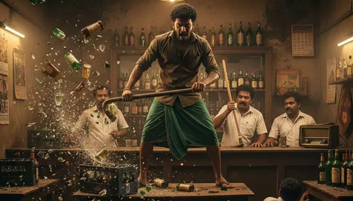 ബാർ ജീവനക്കാരെ കുത്തി; നശിപ്പിച്ചത് 40 ലീറ്ററോളം മദ്യം; സിസിടിവി ക്യാമറ അടിച്ചു തകർത്തു; സിറ്റി പാലസിൽ പരിഭ്രാന്തി പരത്തിയ യുവാവിനെ പോലീസ് പിടികൂടിയത് സാഹസികമായി ബാർ ജീവനക്കാരെ കുത്തി; നശിപ്പിച്ചത് 40 ലീറ്ററോളം മദ്യം; സിസിടിവി ക്യാമറ അടിച്ചു തകർത്തു; സിറ്റി പാലസിൽ പരിഭ്രാന്തി പരത്തിയ യുവാവിനെ പോലീസ് പിടികൂടിയത് സാഹസികമായി