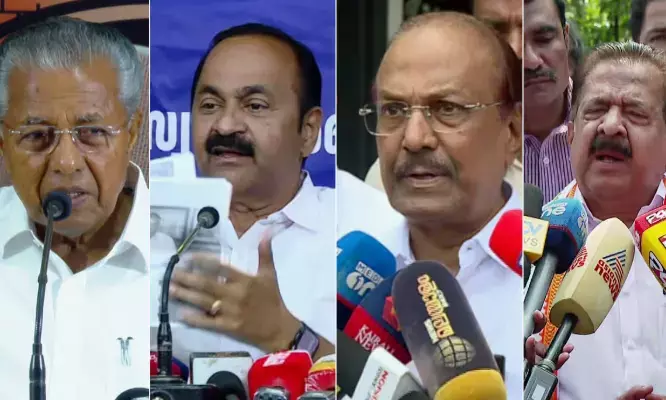 ജമാഅത്തെ ഇസ്ലാമിയുടേത് ശുദ്ധമായ മതതീവ്രവാദ നിലപാട്;  ചര്‍ച്ച നടത്തി ഗുഡ് സര്‍ട്ടിഫിക്കറ്റ് നല്‍കിയില്ലെന്ന് മുഖ്യമന്ത്രി;  പതിറ്റാണ്ടുകളുടെ ബന്ധമെന്നും മുഖ്യമന്ത്രി കള്ളം പറയുന്നുവെന്നും സതീശന്‍; സിപിഎമ്മിനെ തിരിഞ്ഞു കൊത്തുന്നുവെന്ന് ചെന്നിത്തല, അടിസ്ഥാനമില്ലെന്ന് കുഞ്ഞാലിക്കുട്ടി; ഒന്നാം ഘട്ട വോട്ടെടുപ്പിന് മണിക്കൂറുകള്‍ ശേഷിക്കെ യുഡിഎഫ് - എല്‍ഡിഎഫ് വാക്‌പോര്