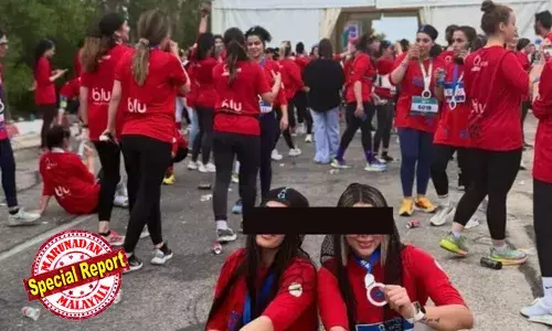 കിഷിലെ മാരത്തണില്‍ അണിനിരന്നതില്‍ ഏറെയും ചുവന്ന ടി-ഷര്‍ട്ടുകള്‍ ധരിച്ച സ്ത്രീകള്‍;  ഇറാനിയന്‍ ഭരണകൂടം അടിച്ചേല്‍പ്പിച്ച വസ്ത്രധാരണ രീതികളെ തള്ളിക്കളയുന്നതിന്റെ തെളിവോ? വീഡിയോ പ്രചരിച്ചതോടെ മത്സരത്തിന്റെ സംഘാടകര്‍ അറസ്റ്റില്‍; ഇറാനില്‍ വീണ്ടും ഹിജാബ് വിവാദം കത്തുന്നു