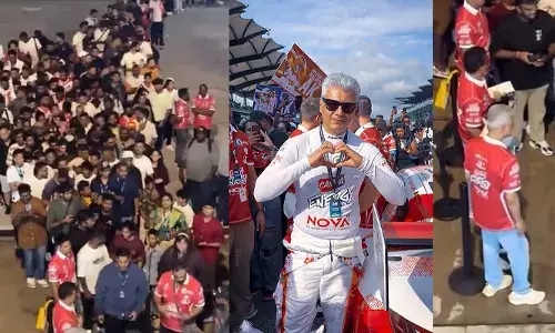 പ്രിയ താരത്തെ കാണാൻ തടിച്ചു കൂടി ആരാധകർ; യാതൊരു മടിയുമില്ലാതെ ഒപ്പം നിന്ന് ഫോട്ടോയെടുത്ത് അജിത്ത്; തല ഇത്ര സിംപിൾ ആണോയെന്ന് സോഷ്യൽമീഡിയ