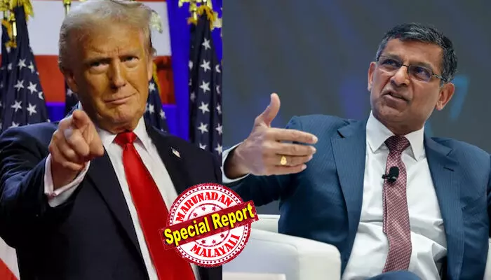 നിങ്ങള്‍ യുദ്ധം നിര്‍ത്തുന്നില്ലെങ്കില്‍ വ്യാപാര ഡീലിനില്ലെന്ന് ഞാന്‍ പറഞ്ഞു; തൊട്ടടുത്ത ദിവസം അവര്‍ യുദ്ധം നിര്‍ത്തി; ട്രംപ് പറഞ്ഞത് അതുപോലെ വിഴുങ്ങിയ പാക്കിസ്ഥാന് തിരുവ 19 ശതമാനം; യു എസ് പ്രസിഡന്റിനെ തള്ളിപ്പറഞ്ഞ ഇന്ത്യക്ക് അമ്പതും; അധിക തിരുവയ്ക്ക് കാരണം റഷ്യന്‍ എണ്ണയല്ല;  വൈറ്റ് ഹൗസിനേറ്റ നാണക്കേടെന്ന് രഘുറാം രാജന്‍