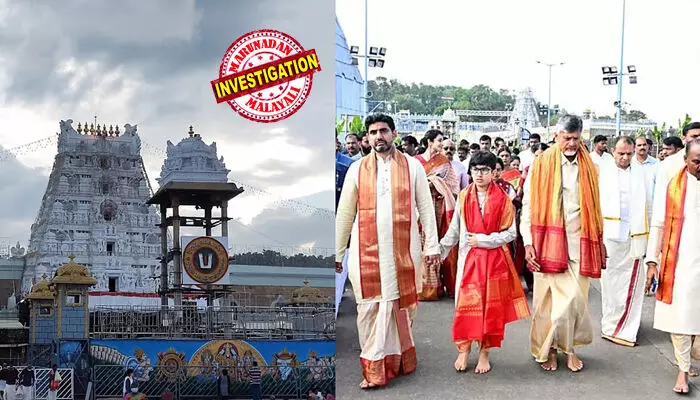 350 രൂപയുടെ ദുപ്പട്ട വിറ്റഴിച്ചത് 1300 രൂപയ്ക്ക്; ശുദ്ധമായ മള്ബറി സില്ക്സ് എന്ന പേരില് പോളിസ്റ്റര് ദുപ്പട്ടകള് വിറ്റഴിച്ചു; തിരുപ്പതി ക്ഷേത്രത്തില് 54 കോടിയുടെ അഴിമതി നടന്നതായി ക്ഷേത്ര ട്രസ്റ്റ് 350 രൂപയുടെ ദുപ്പട്ട വിറ്റഴിച്ചത് 1300 രൂപയ്ക്ക്; ശുദ്ധമായ മള്ബറി സില്ക്സ് എന്ന പേരില് പോളിസ്റ്റര് ദുപ്പട്ടകള് വിറ്റഴിച്ചു; തിരുപ്പതി ക്ഷേത്രത്തില് 54 കോടിയുടെ അഴിമതി നടന്നതായി ക്ഷേത്ര ട്രസ്റ്റ്