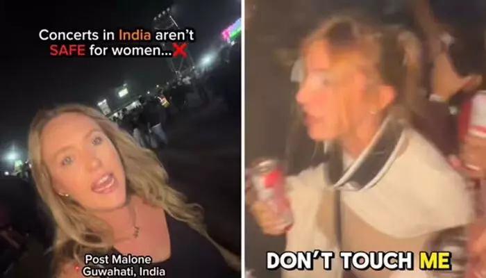 ഇന്ത്യയിലെ പരിപാടികൾ സ്ത്രീകൾക്ക് സുരക്ഷിതമല്ല, അനുവാദമില്ലാതെ ദേഹത്ത് പിടിക്കും; പൊതു ഇടങ്ങളിൽ സ്ത്രീകൾ നേരിടുന്ന അതിക്രമങ്ങളെ നിസാരവത്കരിക്കുന്നു; വീഡിയോയുമായി ബ്രിട്ടീഷ് യുവതി