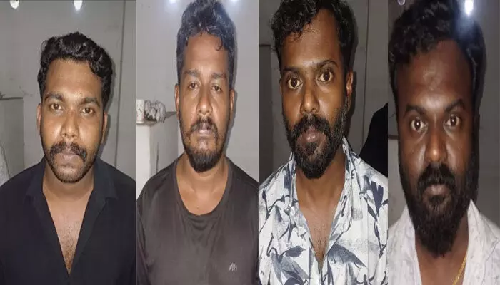 യുവാവിനെ കമ്പിവടികൊണ്ട് തലയ്ക്കടിച്ച് കൊലപ്പെടുത്താന്‍ ശ്രമം: നാലു പേര്‍ അറസ്റ്റില്‍