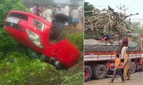 കോട്ടക്കല്‍ പുത്തൂരില്‍ നിയന്ത്രണം വിട്ട ലോറി ഏഴോളം വാഹനങ്ങളിലിടിച്ചു; നിരവധി പേര്‍ക്ക് പരിക്ക്