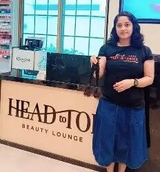 കാന്‍സര്‍ രോഗികള്‍ക്ക് മുടി ദാനം നല്‍കി നീതു അഭിലാഷ്