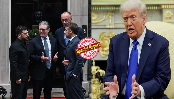 യുക്രെയ്നില് സമാധാനത്തിന്റെ വെള്ളക്കൊടി പാറുമോ? റഷ്യക്ക് വിട്ടുകൊടുക്കാന് തയ്യാറായ പ്രദേശങ്ങളുടെ രേഖ ട്രംപിന് അയച്ചുകൊടുത്ത് സെലന്സ്കി; ഏതൊക്കെ പ്രദേശങ്ങള് വിട്ടുകൊടുക്കണമെന്ന് അന്തിമമായി തീരുമാനിക്കുക സെലന്സ്കിയും യുക്രെയ്ന് ജനതയും എന്ന് ജര്മ്മന് ചാന്സലര്; നാല് വര്ഷത്തെ യുദ്ധത്തിലെ ഏറ്റവും വലിയ ഡ്രോണ് ആക്രമണങ്ങളില് ഒന്നുമായി റഷ്യയില് യുക്രെയ്ന്റെ തിരിച്ചടിയും യുക്രെയ്നില് സമാധാനത്തിന്റെ വെള്ളക്കൊടി പാറുമോ? റഷ്യക്ക് വിട്ടുകൊടുക്കാന് തയ്യാറായ പ്രദേശങ്ങളുടെ രേഖ ട്രംപിന് അയച്ചുകൊടുത്ത് സെലന്സ്കി; ഏതൊക്കെ പ്രദേശങ്ങള് വിട്ടുകൊടുക്കണമെന്ന് അന്തിമമായി തീരുമാനിക്കുക സെലന്സ്കിയും യുക്രെയ്ന് ജനതയും എന്ന് ജര്മ്മന് ചാന്സലര്; നാല് വര്ഷത്തെ യുദ്ധത്തിലെ ഏറ്റവും വലിയ ഡ്രോണ് ആക്രമണങ്ങളില് ഒന്നുമായി റഷ്യയില് യുക്രെയ്ന്റെ തിരിച്ചടിയും