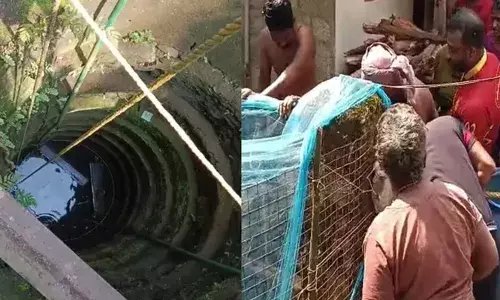 മുറ്റത്തു കളിക്കുന്നതിനിടെ അബദ്ധത്തില് കിണറ്റില്വീണു; കയറില് പിടിച്ചുകിടന്ന് അഞ്ചുവയസ്സുകാരന് അത്ഭുത രക്ഷപ്പെടല് മുറ്റത്തു കളിക്കുന്നതിനിടെ അബദ്ധത്തില് കിണറ്റില്വീണു; കയറില് പിടിച്ചുകിടന്ന് അഞ്ചുവയസ്സുകാരന് അത്ഭുത രക്ഷപ്പെടല്