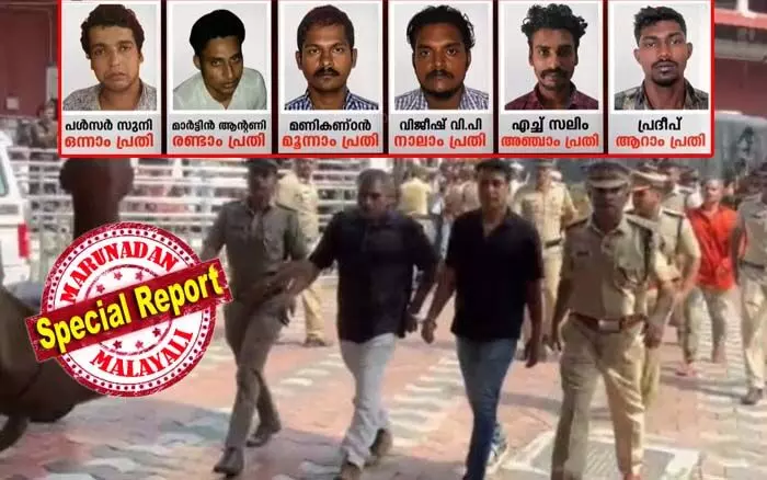 നടിയെ ആക്രമിച്ച കേസില് പള്സര് സുനി അടക്കം ആറ് പ്രതികള്ക്ക് 20 വര്ഷത്തെ കഠിനതടവും അമ്പതിനായിരം രൂപ പിഴയും ശിക്ഷ; പ്രതികളുടെ പ്രായം കണക്കിലെടുത്തു ജീവപര്യന്തമില്ല; നല്കിയത് കൂട്ടബലാത്സംഗത്തിനുള്ള ഏറ്റവും കുറഞ്ഞ ശിക്ഷ; കേരളത്തെ നടുക്കിയ കോളിളക്കമുണ്ടായ ബലാത്സംഗ കേസില് ശിക്ഷ വിധിച്ചു എറണാകുളം പ്രിന്സിപ്പല് ഡിസ്ട്രിക്ട് കോടതി നടിയെ ആക്രമിച്ച കേസില് പള്സര് സുനി അടക്കം ആറ് പ്രതികള്ക്ക് 20 വര്ഷത്തെ കഠിനതടവും അമ്പതിനായിരം രൂപ പിഴയും ശിക്ഷ; പ്രതികളുടെ പ്രായം കണക്കിലെടുത്തു ജീവപര്യന്തമില്ല; നല്കിയത് കൂട്ടബലാത്സംഗത്തിനുള്ള ഏറ്റവും കുറഞ്ഞ ശിക്ഷ; കേരളത്തെ നടുക്കിയ കോളിളക്കമുണ്ടായ ബലാത്സംഗ കേസില് ശിക്ഷ വിധിച്ചു എറണാകുളം പ്രിന്സിപ്പല് ഡിസ്ട്രിക്ട് കോടതി