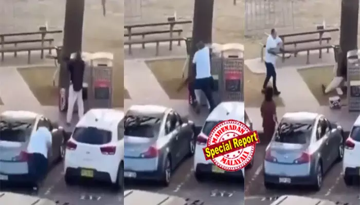 മരത്തിന് പിന്നില് പതുങ്ങിയ തോക്കുധാരിയെ പിന്നിലൂടെ എത്തി കഴുത്തിന് പിടിച്ച് നിലത്തിട്ട് റൈഫിള് തട്ടിയെടുത്തു; റൈഫിള് തിരിച്ചുചൂണ്ടിയപ്പോള് പേടിച്ചരണ്ട് അക്രമി; സിഡ്നി ബോണ്ടി ബീച്ച് കൂട്ടക്കൊലക്കിടയില് ജീവന് പണയം വെച്ച് അക്രമികളെ നേരിട്ട വഴിയാത്രക്കാരന് ഹീറോയായി; സാഹസിക രംഗങ്ങളുടെ വൈറല് വീഡിയോ മരത്തിന് പിന്നില് പതുങ്ങിയ തോക്കുധാരിയെ പിന്നിലൂടെ എത്തി കഴുത്തിന് പിടിച്ച് നിലത്തിട്ട് റൈഫിള് തട്ടിയെടുത്തു; റൈഫിള് തിരിച്ചുചൂണ്ടിയപ്പോള് പേടിച്ചരണ്ട് അക്രമി; സിഡ്നി ബോണ്ടി ബീച്ച് കൂട്ടക്കൊലക്കിടയില് ജീവന് പണയം വെച്ച് അക്രമികളെ നേരിട്ട വഴിയാത്രക്കാരന് ഹീറോയായി; സാഹസിക രംഗങ്ങളുടെ വൈറല് വീഡിയോ