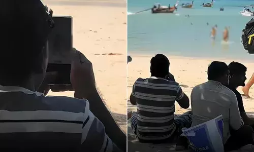 ബീച്ചിൽ വിദേശ വനിതകളുടെ ചിത്രം രഹസ്യമായി പകര്ത്തി; എല്ലാവരുടെയും പേര് മോശമാക്കും, പൗരബോധം പഠിക്കണം; ഇന്ത്യൻ യുവാവിനെതിരെ സമൂഹമാധ്യമങ്ങളിൽ വ്യാപക വിമർശനം ബീച്ചിൽ വിദേശ വനിതകളുടെ ചിത്രം രഹസ്യമായി പകര്ത്തി; എല്ലാവരുടെയും പേര് മോശമാക്കും, പൗരബോധം പഠിക്കണം; ഇന്ത്യൻ യുവാവിനെതിരെ സമൂഹമാധ്യമങ്ങളിൽ വ്യാപക വിമർശനം