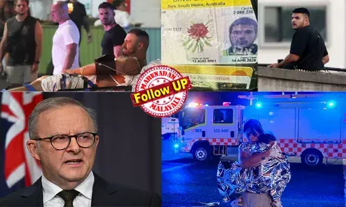 സിഡ്നി ബോണ്ടി ബീച്ചിനെ ചോരക്കളമാക്കിയ കൂട്ട വെടിവെപ്പ് ജൂത സമൂഹത്തെ ലക്ഷ്യമിട്ടുള്ള ഭീകരാക്രമണം; കൊല്ലപ്പെട്ടവരുടെ എണ്ണം 12 ആയി; പരിക്കേറ്റത് 29 പേര്ക്ക്; ഭീകരരില് ഒരാളെ തിരിച്ചറിഞ്ഞു; സംഭവ സ്ഥലത്ത് നിന്ന് സ്ഫോടക വസ്തുക്കളും കണ്ടെടുത്തു; ഓസ്ട്രേലിയന് സര്ക്കാരിനെ വിമര്ശിച്ച് ഇസ്രയേല് വിദേശകാര്യമന്ത്രി സിഡ്നി ബോണ്ടി ബീച്ചിനെ ചോരക്കളമാക്കിയ കൂട്ട വെടിവെപ്പ് ജൂത സമൂഹത്തെ ലക്ഷ്യമിട്ടുള്ള ഭീകരാക്രമണം; കൊല്ലപ്പെട്ടവരുടെ എണ്ണം 12 ആയി; പരിക്കേറ്റത് 29 പേര്ക്ക്; ഭീകരരില് ഒരാളെ തിരിച്ചറിഞ്ഞു; സംഭവ സ്ഥലത്ത് നിന്ന് സ്ഫോടക വസ്തുക്കളും കണ്ടെടുത്തു; ഓസ്ട്രേലിയന് സര്ക്കാരിനെ വിമര്ശിച്ച് ഇസ്രയേല് വിദേശകാര്യമന്ത്രി