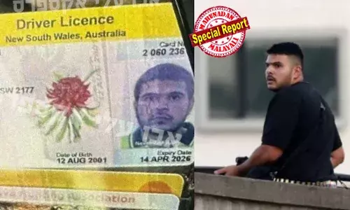 ഓണ്ലൈനില് പ്രചരിക്കുന്ന ഡ്രൈവിങ് ലൈസന്സ് ചിത്രത്തില് ധരിച്ചിരിക്കുന്നത് പാക്കിസ്ഥാന് ക്രിക്കറ്റ് ജേഴ്സി; സിഡ്നി ബോണ്ടി ബീച്ച് ഭീകരാക്രമണ കേസിലെ തിരിച്ചറിഞ്ഞ പ്രതി നവീദ് അക്രം ലാഹോര് സ്വദേശി? വഴിയാത്രക്കാരന് റൈഫിള് തട്ടിയെടുത്തത് നവീദിന്റെ കയ്യില് നിന്നെന്നും റിപ്പോര്ട്ട്; ജൂതരുടെ ഹനൂക്ക കുടുംബ സംഗമത്തില് വെടിവെപ്പ് നടന്നത് കുട്ടികള് കളിക്കുന്നതിനിടെ ഓണ്ലൈനില് പ്രചരിക്കുന്ന ഡ്രൈവിങ് ലൈസന്സ് ചിത്രത്തില് ധരിച്ചിരിക്കുന്നത് പാക്കിസ്ഥാന് ക്രിക്കറ്റ് ജേഴ്സി; സിഡ്നി ബോണ്ടി ബീച്ച് ഭീകരാക്രമണ കേസിലെ തിരിച്ചറിഞ്ഞ പ്രതി നവീദ് അക്രം ലാഹോര് സ്വദേശി? വഴിയാത്രക്കാരന് റൈഫിള് തട്ടിയെടുത്തത് നവീദിന്റെ കയ്യില് നിന്നെന്നും റിപ്പോര്ട്ട്; ജൂതരുടെ ഹനൂക്ക കുടുംബ സംഗമത്തില് വെടിവെപ്പ് നടന്നത് കുട്ടികള് കളിക്കുന്നതിനിടെ