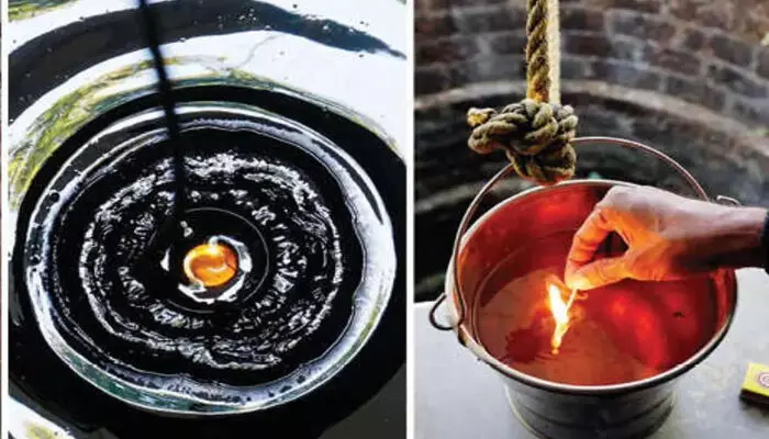 വീട്ടുകിണറ്റിലെ വെള്ളത്തിന് കടുത്ത മണവും നിറംമാറ്റവും; ഡീസലിന്റെ സാന്നിധ്യമെന്ന് സംശയം വീട്ടുകിണറ്റിലെ വെള്ളത്തിന് കടുത്ത മണവും നിറംമാറ്റവും; ഡീസലിന്റെ സാന്നിധ്യമെന്ന് സംശയം